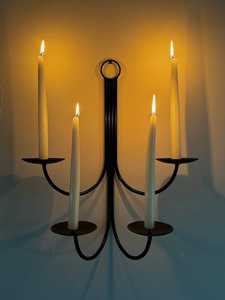 Brass Wall <b>Sconce</b> Fancy Shape <b>Candle</b> Holder Home Decoration Durable - Product Image 3