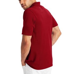 100% algodón de manga corta antiarrugas camisetas de hombre Polo producto caliente hombres Polo camisetas en nuevo diseño con cuello vuelto - Product Image 3