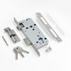 ドアロックセットステンレスロック本体メーカー直接供給盗難防止キー操作モダン低価格85 * 45mm - Product Image 1