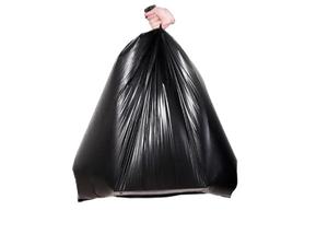 Vente en gros de sacs à ordures personnalisés en PE noir imprimé biodégradable rouleau de sac poubelle ménager imprimé personnalisé Bolsas de Basura en noir - Product Image 5