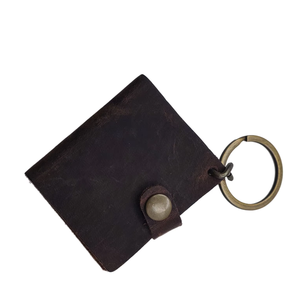 Handmade Brown Genuine <b>Leather</b> <b>Keyring</b> Compact Stylish Stretchable Key Holder Frame Holder Key Chain Gift Personalize <b>Leather</b> Ke - Product Image 1