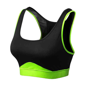 Soutien-gorge de sport léger et respirant pour femme, sans coutures, respectueux de l'environnement, à maintien élevé, avec bretelles réglables et logo frontal - Product Image 5