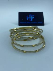 Handmade <b>Resin</b> Brass Bangles Wholesale Supplier Custom OEM Manufacturer Women's Ethnic Party Bangles - Product Image 4