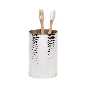 Support de brosse à dents en acier inoxydable pour comptoir, organisateur de salle de bain, design antirouille, écologique, deux pièces, nouvelle collection, vente chaude - Product Image 4
