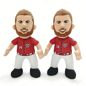 Customize Baseball player plush <b>doll</b>, baseball mascot plus, Baseball fan collectible plush - Product Image 1