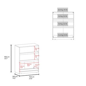 Scarpiera a 3 livelli Toby autoportante con ripiani aperti, finitura noce, per ingresso o ripostiglio - Product Image 3