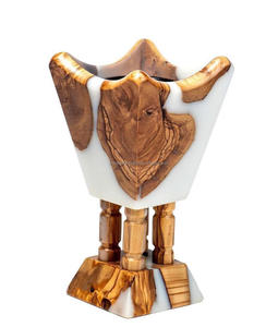 Brûleur d'encens écologique en bois de santal et en époxy sur mesure pour les célébrations religieuses Eid Mubarak et Ramadan - Product Image 4