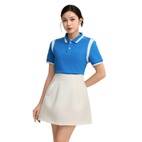 T-shirt polo premium unisexe 210gsm 65% coton 35% poly tissu épais frappant les aisselles couleur bloc impression broderie et livraison rapide