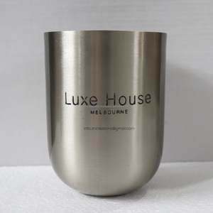 ขวดโหลโลหะสลักสำหรับทำเทียนหอมทำจากทองเหลืองเคลือบสีดำหรูหราโลโก้ตามสั่ง - Product Image 6