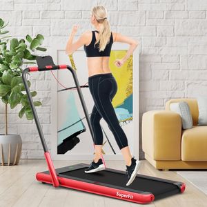 Tapis Roulant Pieghevole da 2,25 HP con Telecomando, Display LED e Inclinazione Automatica - Product Image 2