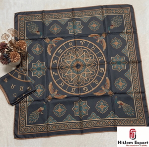 Pañuelo de satén personalizado con diseño impreso, fabricante OEM ODM con etiqueta privada para promoción de marca corporativa y regalos. - Product Image 3