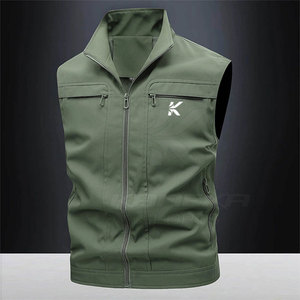 Gilet Softshell – Vente Directe Usine – Respirant – Hiver – Homme – Léger – Tissu Extérieur – Fermeture Éclair Intégrale – Usage Quotidien - Product Image 3