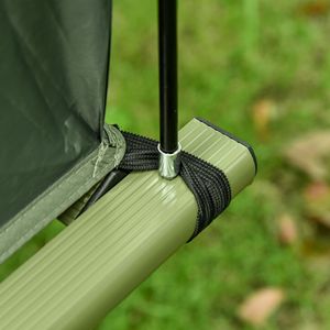 Portable 1-Person Folding Camping Cot with Carry <b>Bag</b> 2-in-1 Elevated <b>Bed</b> Tent for Outdoor Camping - Product Image 6