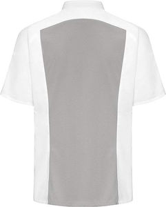 Camisas de Chef para Hombre de Secado Rápido con Logotipo Personalizado, Tallas Grandes, Transpirables, de Manga Corta, Hechas de Poliéster - Product Image 2