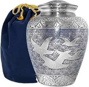 Top Quality Best Selling Cremation <b>Urns</b> Metal for Adult <b>Large</b> Aluminium High Cremation <b>Urns</b> Metal - Product Image 2