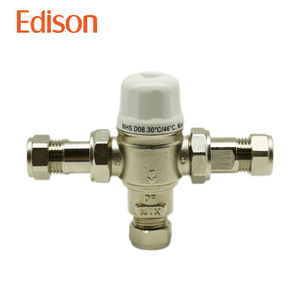 Robinet mélangeur thermostatique haute performance pour salle de bain et cuisine, 3 voies, 22/15 mm, eau chaude et froide, TMV, structure de contrôle personnalisable OEM - Product Image 1