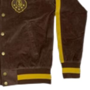 Iota Phi Theta Corduroy Jacket Brown <b>Gold</b> Greek Apparel Fraternity Premium Jacket Stylish Classic Fit Outerwear - Product Image 5