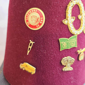 Sombrero Fez Shriners Masónico 100% Lana con Bordado a Mano y Pedrería, Colores Personalizables, Ideal para Uso Diario, Fiestas y Actividades al Aire Libre, Alta Calidad, ¡Gran Oferta! - Product Image 3