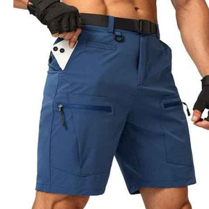 Wholesale High Quality <b>Men</b> Casual Cargo <b>Shorts</b> 100% Cotton Quick Dry Elastic Waist OEM Supply - Product Image 5