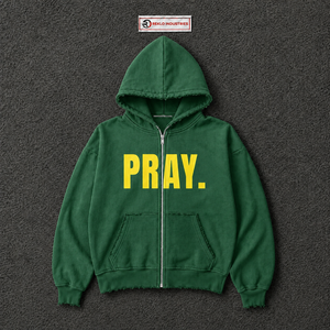 เสื้อฮู้ดโอเวอร์ไซส์สีเขียวพิมพ์ลายกราฟิกพร้อมตัวอักษรสีเหลือง สไตล์สตรีทแวร์ เสื้อพูลโอเวอร์แบบสวมหัว ยูนิเซ็กส์ แฟชั่นลำลอง เสื้อฮู้ดสำหรับผู้ชาย - Product Image 5