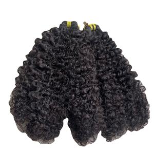 Venta caliente Virgen Negro Extensiones de cabello de onda profunda Más ondulado para el mercado de EE. UU. Precio al por mayor Extensiones de cabello humano de alta calidad - Product Image 1