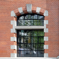WLS Fenêtres horizontales en verre à cadre en acier personnalisées Fenêtres françaises à grande arche anti-effraction pour la maison