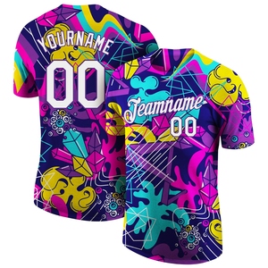 เสื้อยืดโพลีเอสเตอร์ 100% ระบายอากาศ แห้งเร็ว คุณภาพสูง สีฟ้าอมชมพู แดง-ขาว ผลิตโดยโรงงานขายส่งโดยตรง รับผลิตตามแบบ - Product Image 5