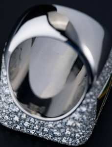 Anillo de Hombre Personalizado en Plata de Ley 925 de Dos Tonos, Estilo Hiphop, con Diamantes de Moissanita, Regalo - Product Image 3