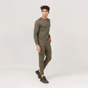 Conjunto Deportivo de Invierno para Hombre, Estilo Casual Urbano, Chaqueta con Cremallera y Pantalones Jogger, Corte Regular, Manga Larga - Product Image 5