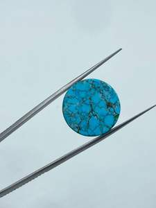 Pierre Turquoise Naturelle Taillée par un Designer, Collection Luxe, Pierre Libre 20.30mm 27.00 CTS Bleu Profond pour la Fabrication de Bijoux (Fabricant) - Product Image 4