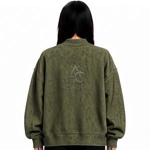 Top Demand Acid Washed Oversized <b>Fleece</b>/Cotton Sweatshirt <b>Black</b> Color Premium Mock Neck Drop Shoulder Pullover Winter Streetwear - Product Image 3