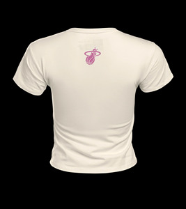Camiseta Corta de Algodón Casual con Estampado Gráfico para Mujer, Corte Ajustado - Product Image 2