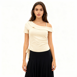 Nuevo Top Corto de Moda para Mujer, Tela Suave, Ajuste Fácil, Estilo Casual Diario, Top Corto Ligero para Mujer - Product Image 1