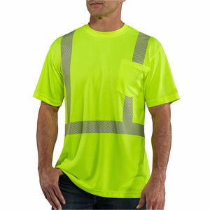 Camiseta de Trabajo de Alta Visibilidad, Camiseta de Trabajo Reflectante Unisex de Manga Corta, Camiseta de Seguridad Reflectante - Product Image 5