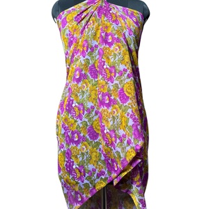 Paréo de plage en mousseline transparente pour femme, cache-maillot de bain, sarong, enveloppe de plage pour femme - Product Image 2