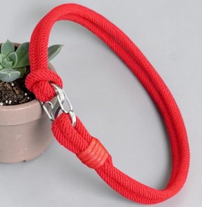 สร้อยข้อมือเชือกถักสไตล์ทะเลทำมือ - Product Image 1