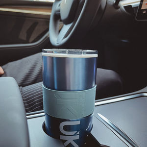 20Oz Stainless <b>Steel</b> Tumbler Porcelain Liner Detachable Magnetic Slide <b>Silicone</b> Sleeve Car Cup Holder IKUK IKTB-600 8-10hrs Cold - Product Image 6