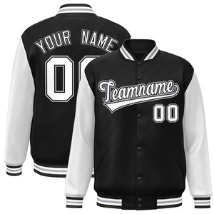 Wholesale Custom Stylish Chenille Embroidery Patched Genuine Full Sleeves Plain Baseball Plus Size Men's Varsity Jackets - Product Image 4