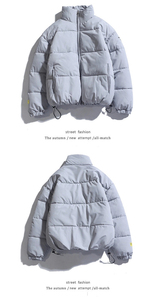 Winter Outdoors <b>Men</b> <b>Puffer</b> <b>Jacket</b>-Custom Eco-Friendly Streetwear Front Logo Standard Thickness Water-Resistant Windproof <b>Hooded</b> - Product Image 6
