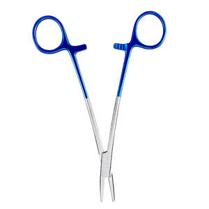 Vente en gros usine – Porte-aiguille microvasculaire manuel en acier inoxydable 100 % antirouille, pointe olive, angulaire, certifié CE - Product Image 1
