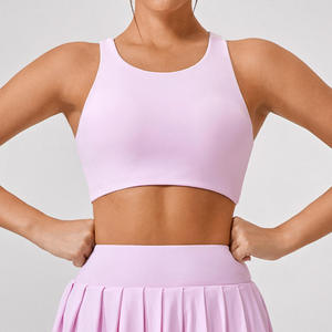 Custom Women Crop Top Sports <b>Bra</b> Hollow Out High Impact Gym Yoga Fitness Workout <b>Bra</b> - Product Image 2