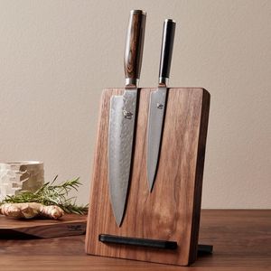 Organisateur de couteaux en bois fait main pour comptoir de cuisine, rangement des ustensiles de cuisine et organisation facile - Product Image 6
