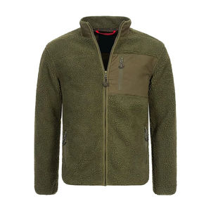 Sweat-shirt décontracté pour homme, coupe ample, en tissu polaire Sherpa chaud, veste polaire Sherpa pour l'automne, en vente - Product Image 1