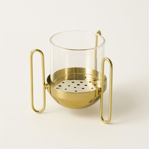 Modern Style Metallic Tripod Bakhoor Burner Set Featuring <b>Acrylic</b> Shields And Sleek <b>Frames</b>, Ideal For Stylish Home Fragrance - Product Image 3