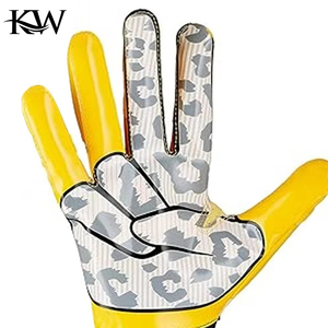 Gants de football américain personnalisables, qualité supérieure, unisexe, grandes tailles, paume antidérapante, doigts entiers, poignet réglable, imperméables, anti-UV - Product Image 4