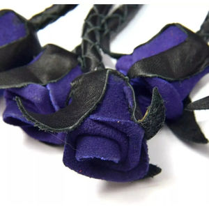 Flogger en cuir épais en suède de vache à 25 queues, équipement de bondage avec fonction rotative robuste, fouets en cuir - Product Image 5