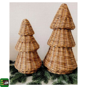 Rattan <b>Christmas</b> <b>Tree</b> Natural Woven Craft for Festive Home Decoration <b>Table</b> Centerpieces and Retail Displays Vietnam - Product Image 5