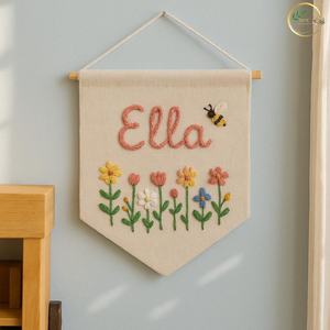 Étagère murale décorative en jute de qualité supérieure, motif vertical Art Déco, style rustique pour maisons modernes - Product Image 1