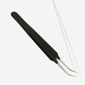 Pinces à épiler pour extensions de cils OEM personnalisables, avec grip diamanté, antistatiques, de précision, couleur personnalisée, en acier inoxydable - Product Image 3