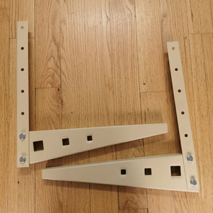 ELRC301 Heavy Duty Bookshelf Wall <b>Bracket</b> 3HP DIY Wall Mount L-<b>Bracket</b> Powder Coated Metal Support for Library Shelving - Product Image 1